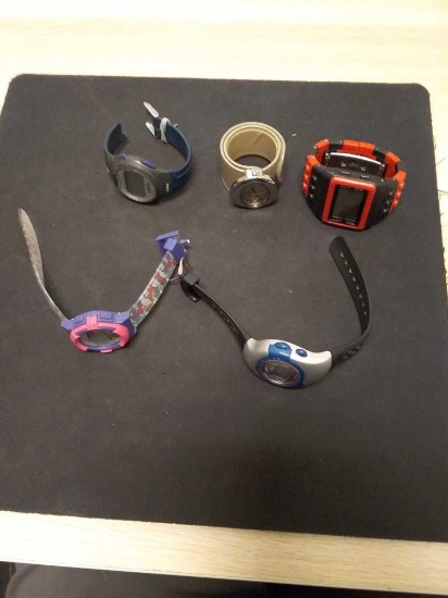 Lot Of 5 Watches From Estate - As Found