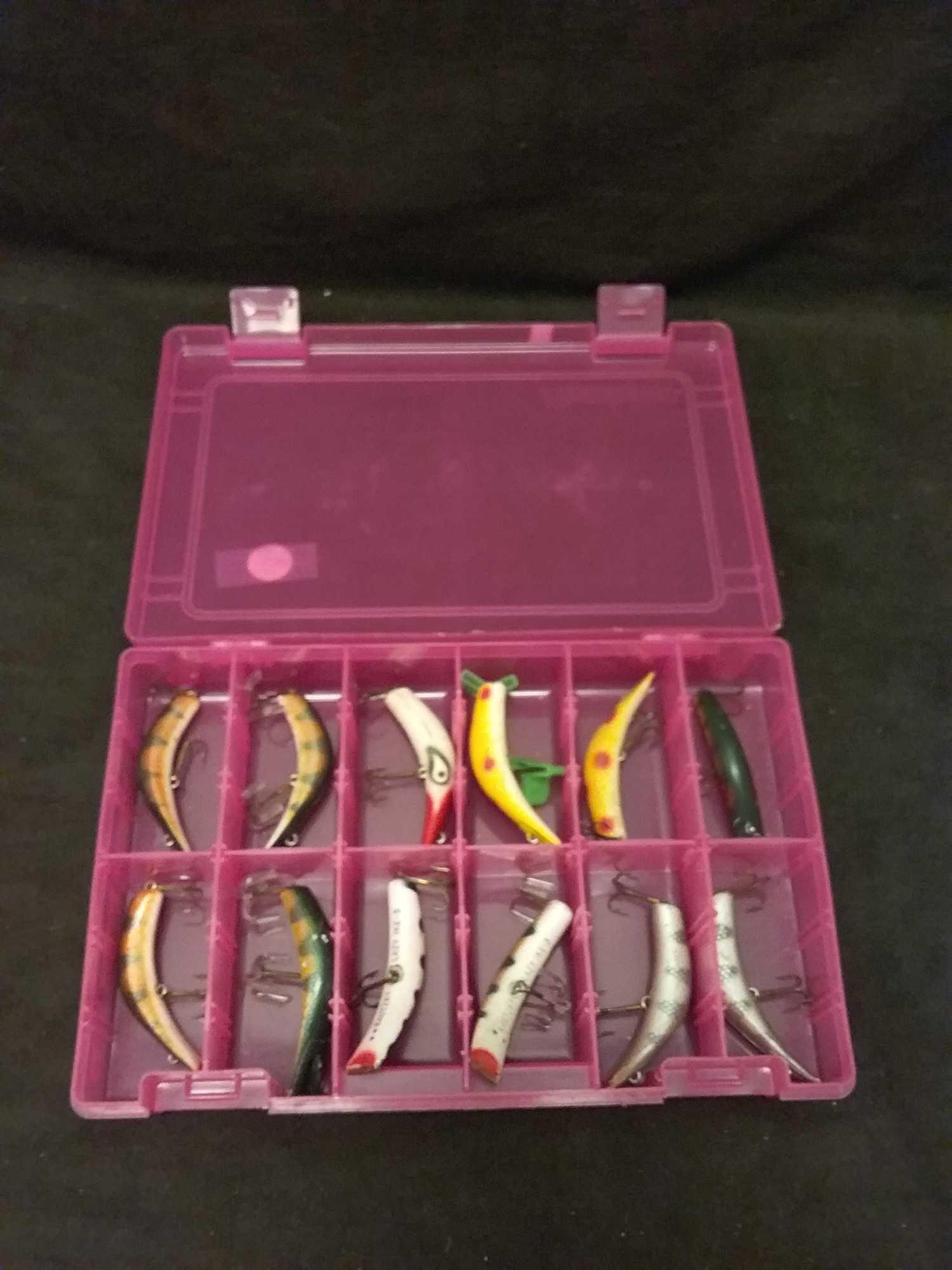Tackle Box Full of Vintage Fishing Lures Kautzky