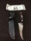 Schrade U.S.A. 152 Old Timer Vintage Fixed Blade Knife w/ Sheath