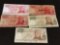 Lot of 5 Argentinian Peso Bank Note Currency Bills