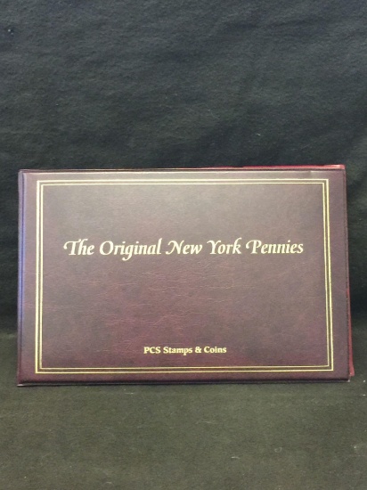 The Original New York Pennies PCS Stamps & Coins 4 Coin Book Set