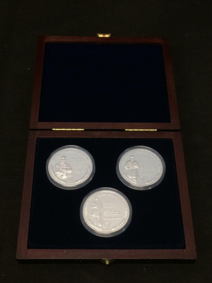 Collection of 3 The Civil War Sesquicentennial 1 Ounce Fine Silver .999 Coins