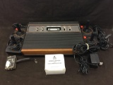 ATARI Video Computer System Vintage Gaming Console w/ 4 Controllers and Power Adapter