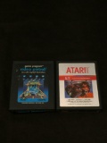 Lot of 2 Vintage ATARI Game Program Cartidges