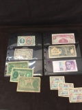 Collection of Vintage Unresearched Military Payment Certificate Currency Notes