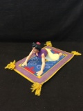 Disney Aladdin Riding on Carpet Large Figure RARE
