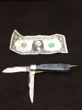 Vintage Camillus NY Dual-Blade Folding Pocket Knife