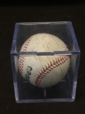 Vintage Braves Signed Baseball w/ Approximately 14 Signatures