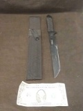 Sharper Brand SOG Style Wrapped Handle Fixed Blade Knife w/ Sheath