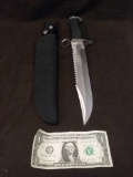 Jungle Master Large Fixed Blade Knife w/ Sheath