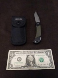 Kershaw Black Gultch Folding Knife w/ Sheath