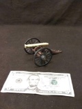 Vintage Miniature Metal Cannon Replica