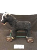Vintage Antique Childrens Riding Pony with Wheels LOCAL PICKUP ONLY