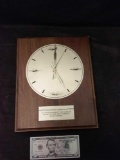 Vintage Boeing Years of Service Retirement Wood Mounted Wall Clock