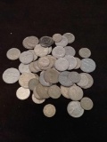 Collection of Foreign Coin Currency Unsearched From Estate