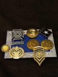 Lot of Vintage United States Military Pins From Estate
