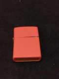 Authentic Zippo Matte Orange Lighter