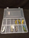 Tackle Box Full of Vintage Fishing Lures X5