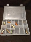 Tackle Box Full of Vintage Fishing Lures Lazy Ike