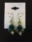 New! Gorgeous Faceted African Green Emerald w/ Peridot Accent 1 3/8