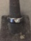 New! Awesome Black Stainless Steel Polished Superman Logo Ring Band-Size 11 SRP $ 49