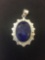 New! Beautiful Natural African Faceted Detailed Blue Sapphire 1.5