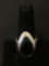 New! Gorgeous Faceted Pear Shape Smokey Topaz Sterling Silver Ring Band-Size 6.5 SRP $ 39