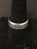 New! Awesome Stainless Steel Brush Finished Superman Logo Ring Band-Size 9 SRP $ 49