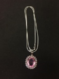 New! Gorgeous Faceted Pink Topaz 1.25
