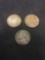 Lot of 3 Jefferson War Nickels