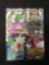 Lot of 4 Amazing Pokemon EX Cards from Collection