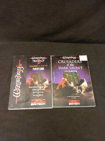 Wizardry Crusaders of the Dark Savant Clue Book and Players Guide Vintage Role Playing Game