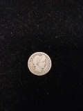 1915-D United States Baber Quarter Dollar - 90% Silver Coin