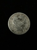 1898 United States Barber Quarter 90% Silver Coin