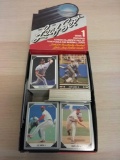 The 1991 Leaf Set Series 1 Baseball Card Box with Lot of Cards