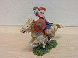Vintage Elastolin Roman Soldier on Horseback Figure - Made in Germany