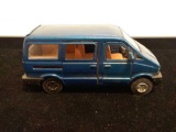 Vintage G. F. Die Cast Blue Van