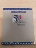 The Official U.S. Mint 50 State Quarters 1999-2008 Coin Collection Book - New