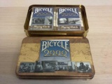 Bicycle 200 Collector's Tin and 2 Playing Card Decks