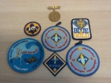 Lot of Vintage Boy Scout Patches and Pin