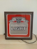 Vintage Budweiser Light Bar Electric Sign