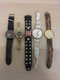 Lot of 5 Wrist Watches From Estate