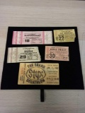 Lot of 5 Vintage Ticket Stubs