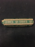 US Roosevelt 90% Silver Dime From Estate Roll (Times the Money)