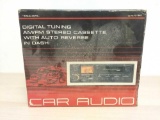 Vintage Realistic Digital Tuning AM/FM Stereo Cassette W/ Auto Reverse in Dash Car Audio