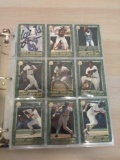 Collection of Vintage Baseball Cards in Binder