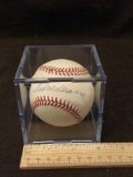 WOW- Authentic Ted Williams Signed Auto MLB Baseball Clean and Sweet Spot