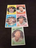 Lot of 5 1959 Topps Baseball Cards