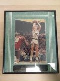 Signed Larry Bird Authentic Autographed 8x10 Photo Framed