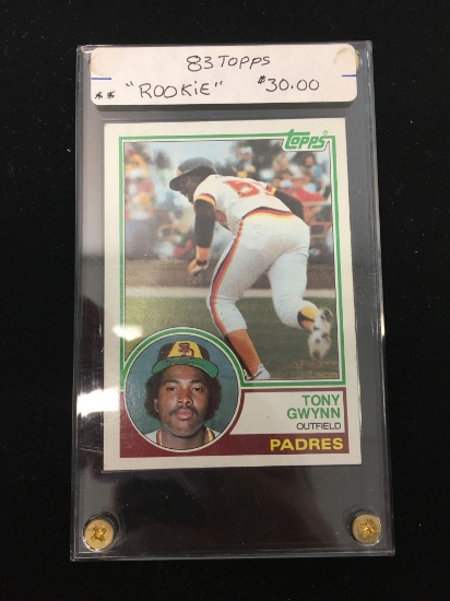 1983 Topps Tony Gwynn Padres Rookie Baseball Card